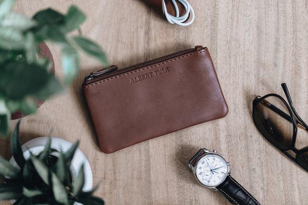 Albert Tusk, The Small Pouch, Leather Travel Pouch