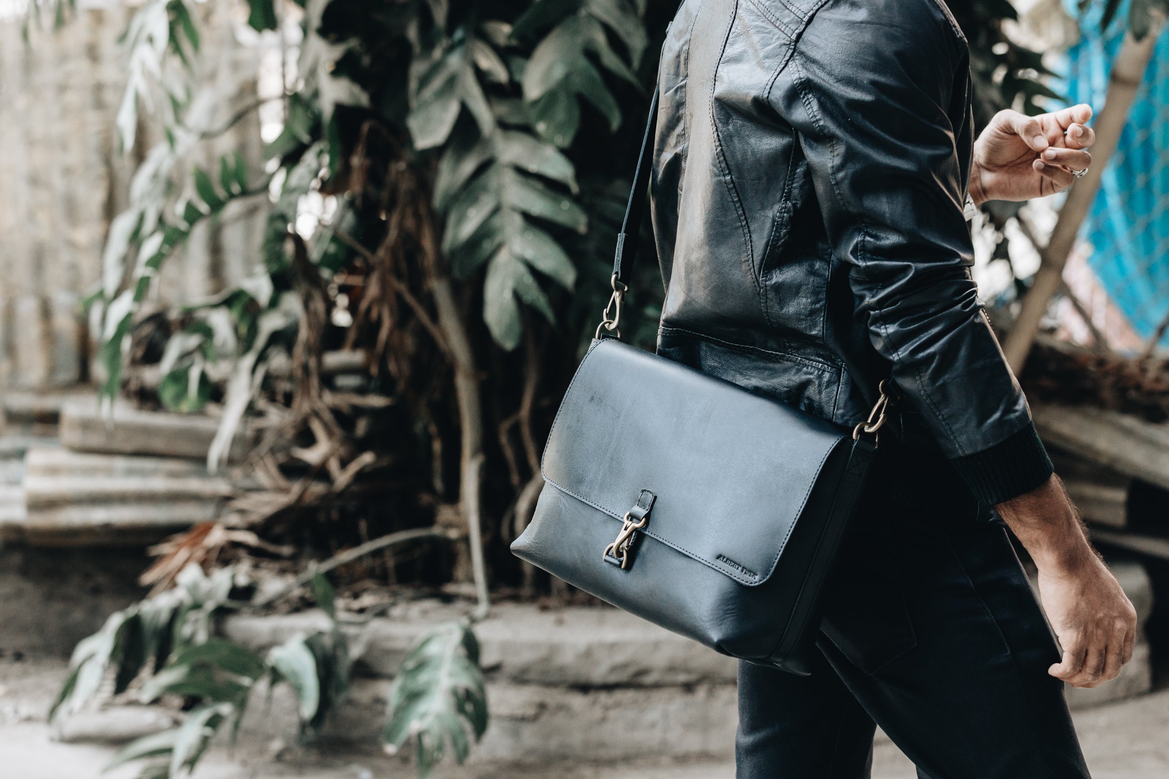 The Philos Midnight Blue Leather Backpack | TruCarry by The Jacket Maker